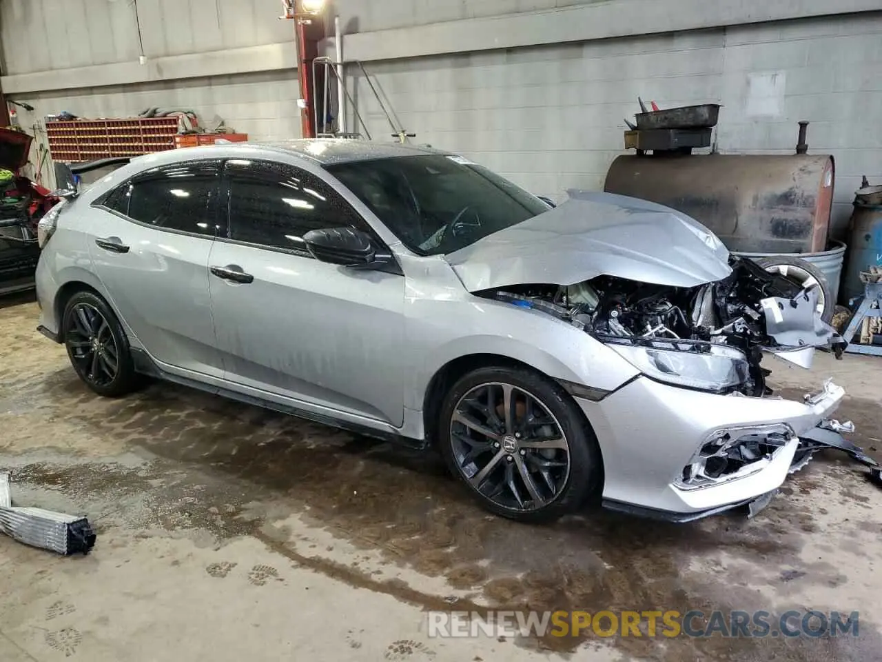 4 Photograph of a damaged car SHHFK7H41MU413944 HONDA CIVIC 2021