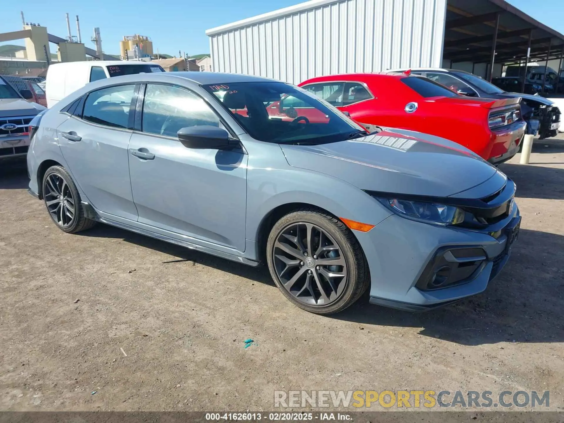 1 Photograph of a damaged car SHHFK7H41MU424068 HONDA CIVIC 2021
