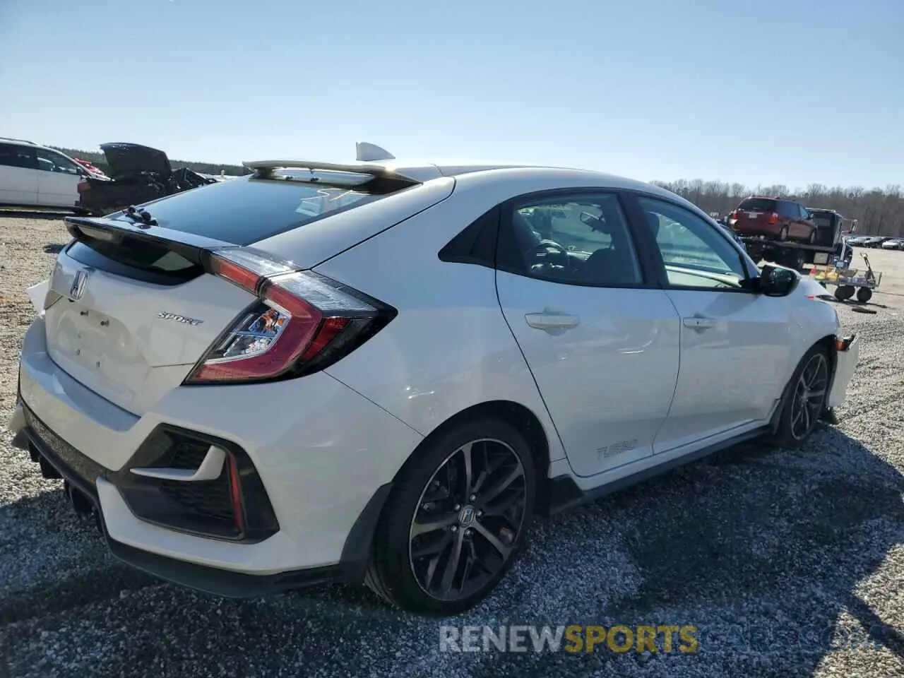 3 Photograph of a damaged car SHHFK7H42MU201375 HONDA CIVIC 2021