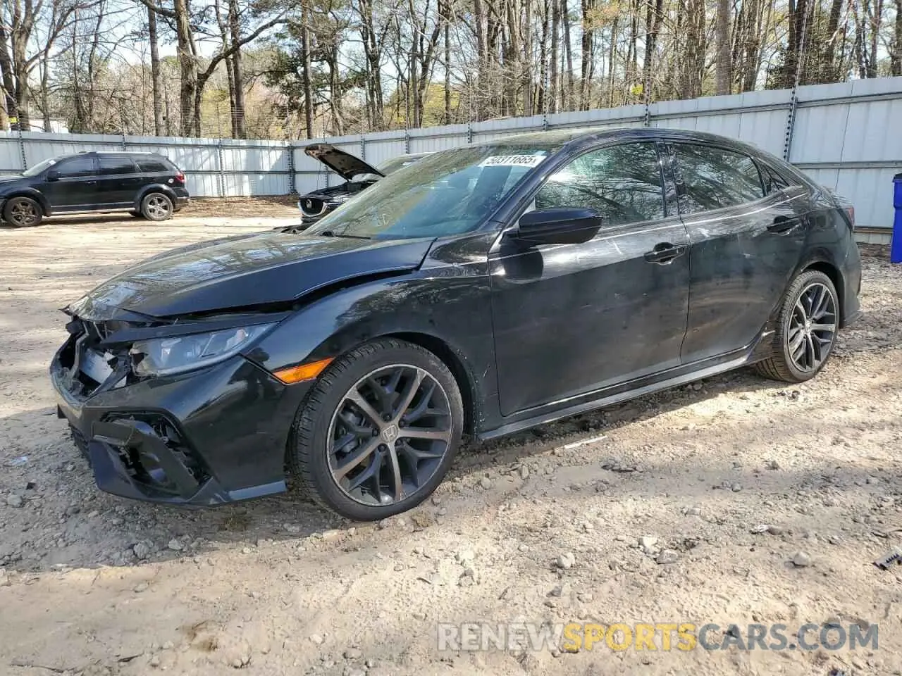 1 Photograph of a damaged car SHHFK7H42MU204230 HONDA CIVIC 2021
