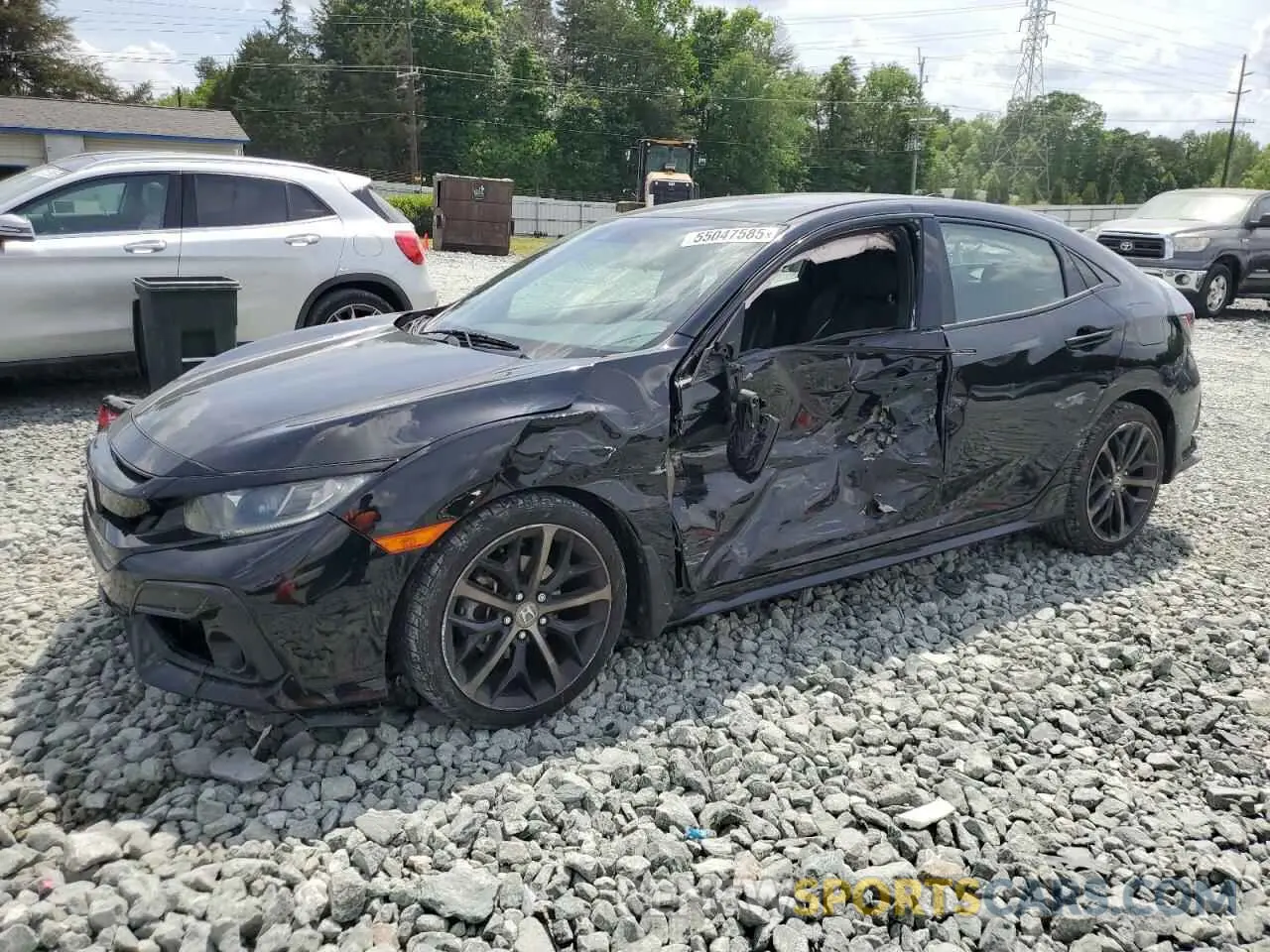 1 Photograph of a damaged car SHHFK7H42MU205698 HONDA CIVIC 2021