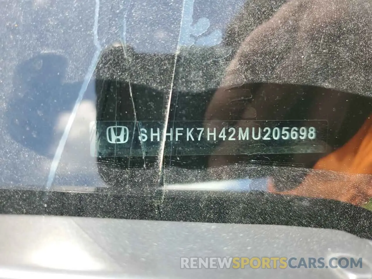 12 Photograph of a damaged car SHHFK7H42MU205698 HONDA CIVIC 2021