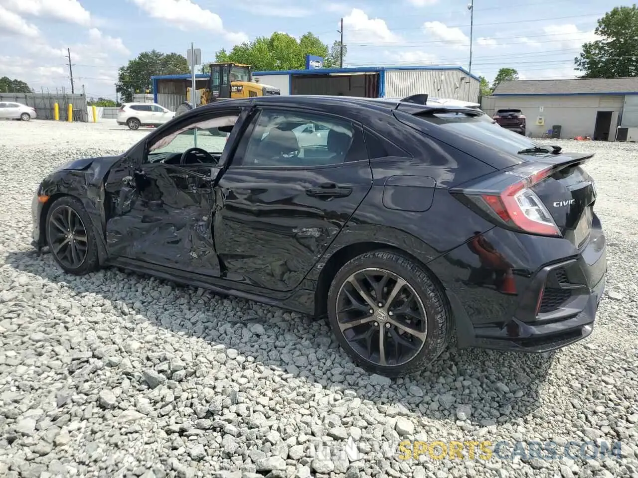2 Photograph of a damaged car SHHFK7H42MU205698 HONDA CIVIC 2021