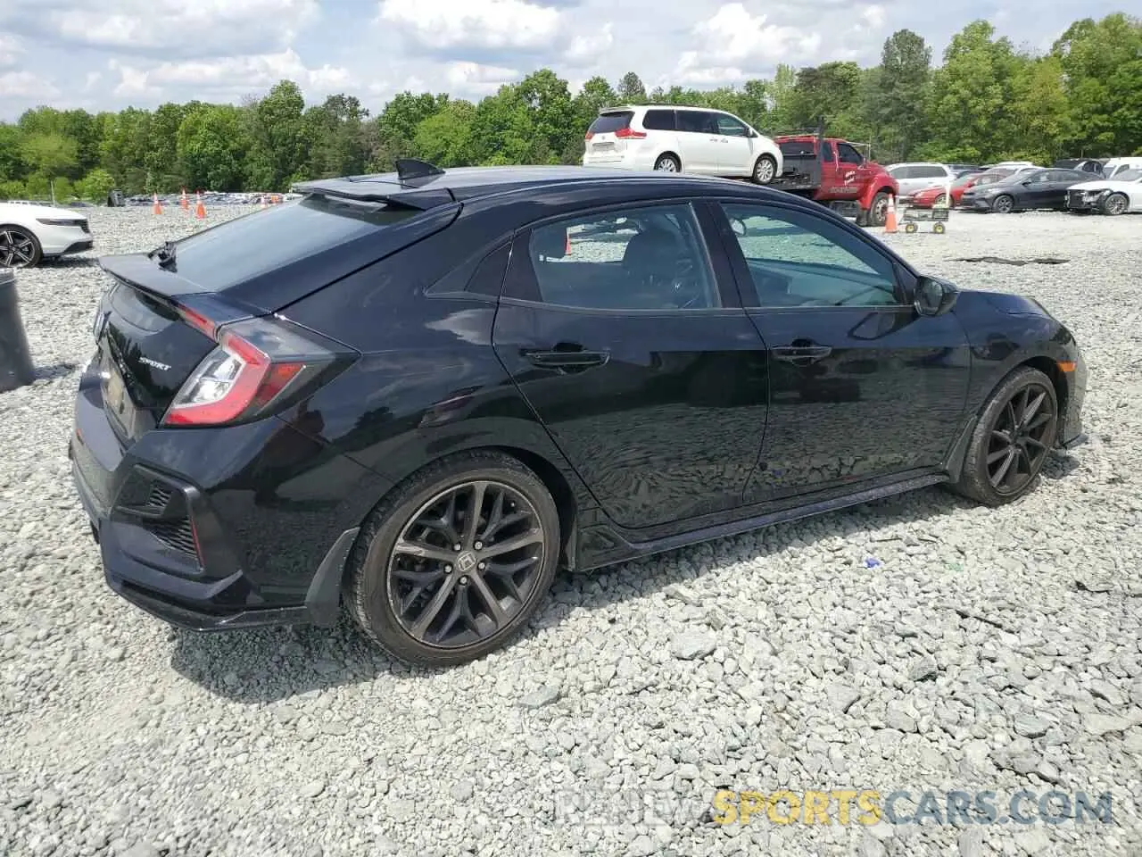 3 Photograph of a damaged car SHHFK7H42MU205698 HONDA CIVIC 2021