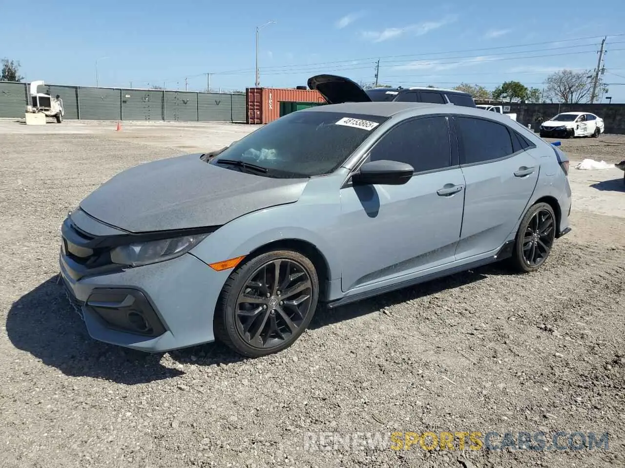 1 Photograph of a damaged car SHHFK7H42MU225644 HONDA CIVIC 2021