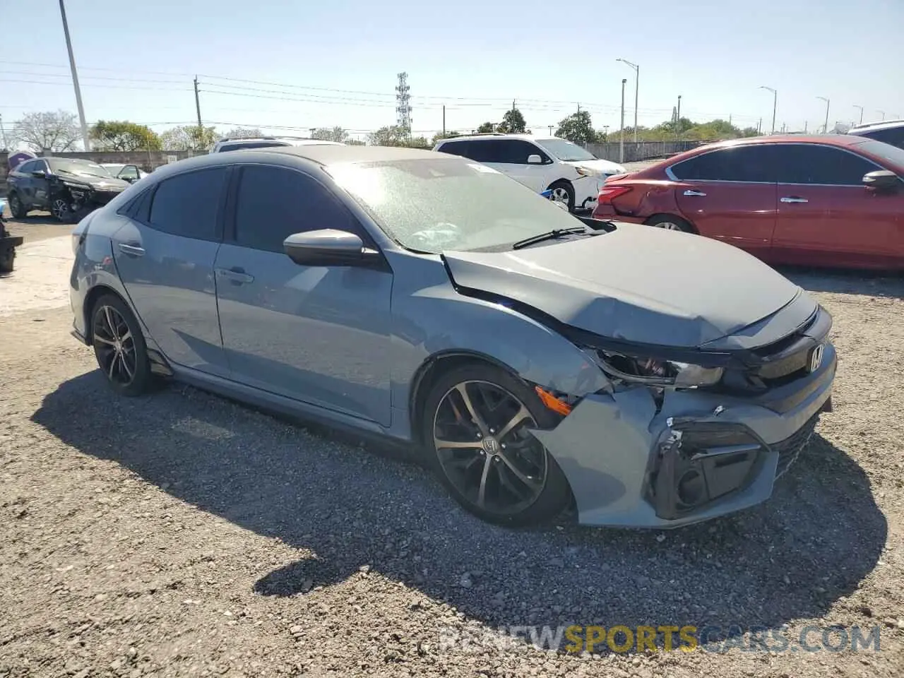 4 Photograph of a damaged car SHHFK7H42MU225644 HONDA CIVIC 2021