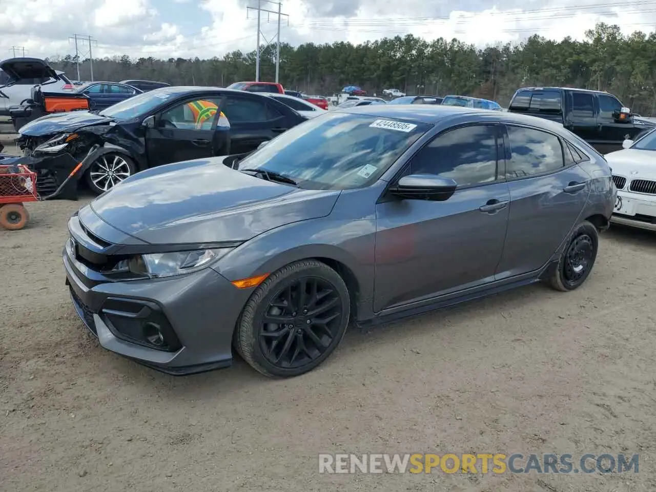 1 Photograph of a damaged car SHHFK7H42MU407005 HONDA CIVIC 2021