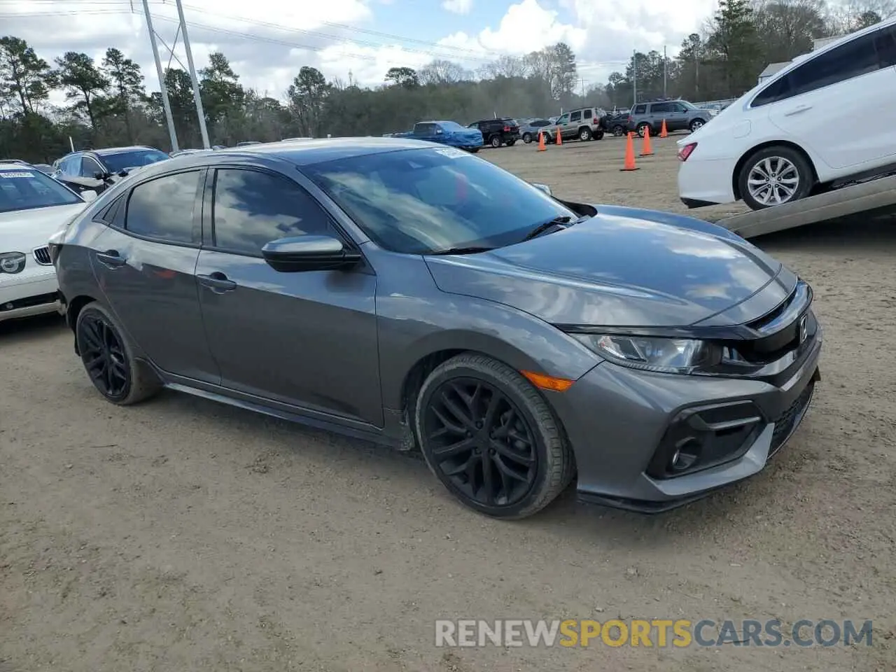 4 Photograph of a damaged car SHHFK7H42MU407005 HONDA CIVIC 2021