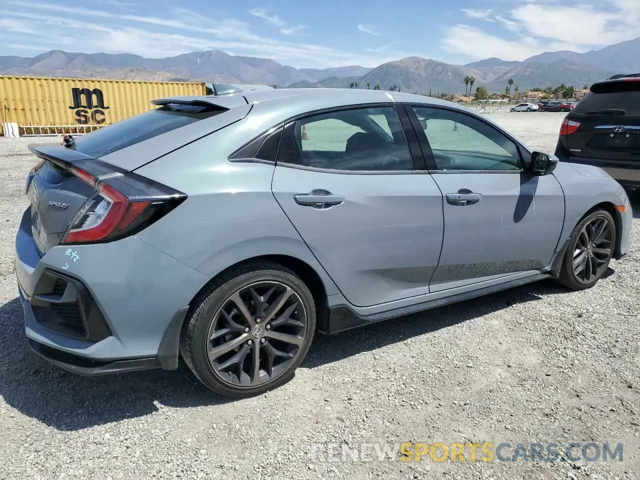 3 Photograph of a damaged car SHHFK7H42MU409188 HONDA CIVIC 2021