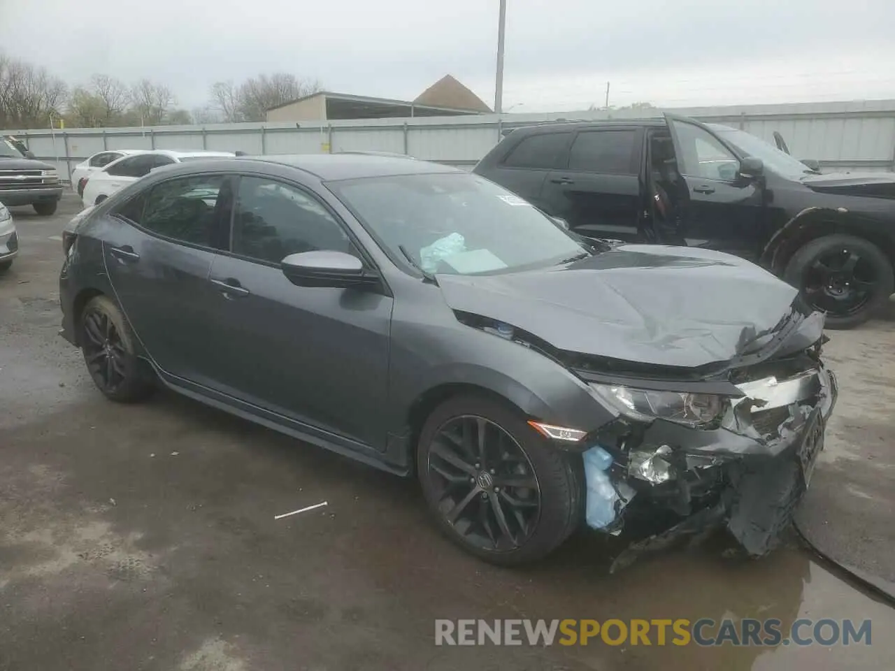 4 Photograph of a damaged car SHHFK7H42MU418974 HONDA CIVIC 2021