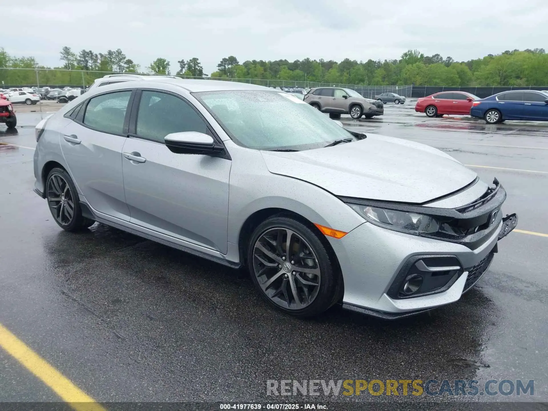1 Photograph of a damaged car SHHFK7H42MU419753 HONDA CIVIC 2021