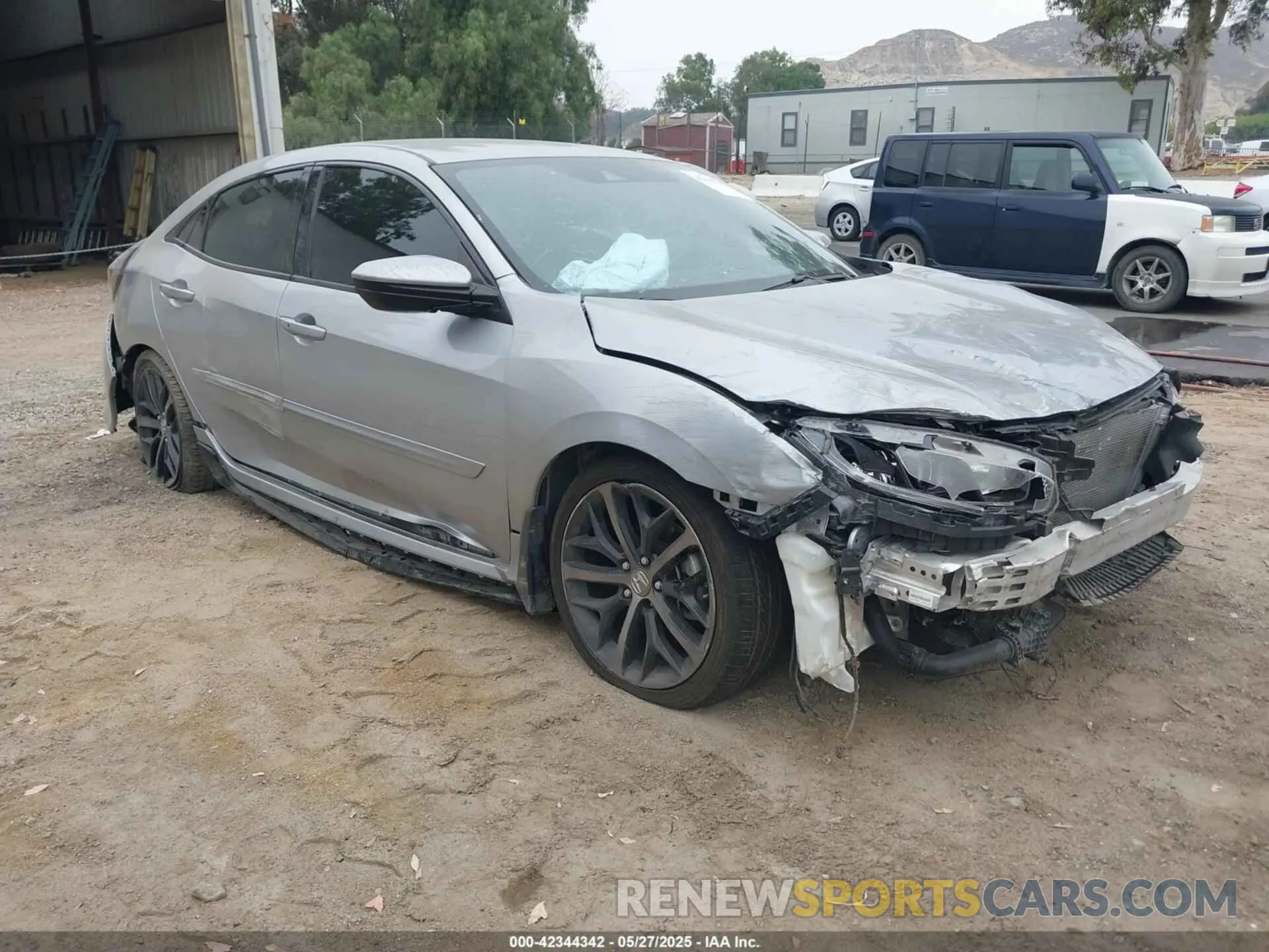 1 Photograph of a damaged car SHHFK7H42MU421633 HONDA CIVIC 2021