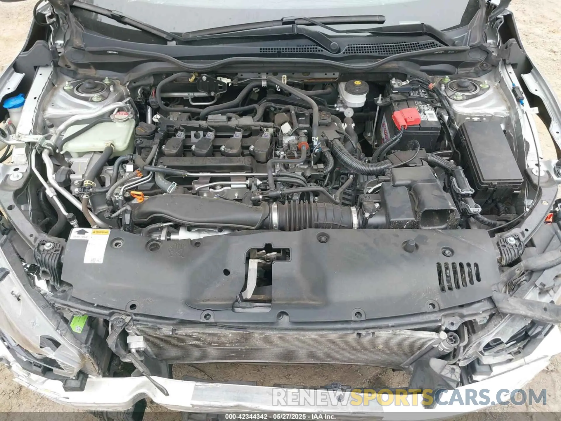 10 Photograph of a damaged car SHHFK7H42MU421633 HONDA CIVIC 2021