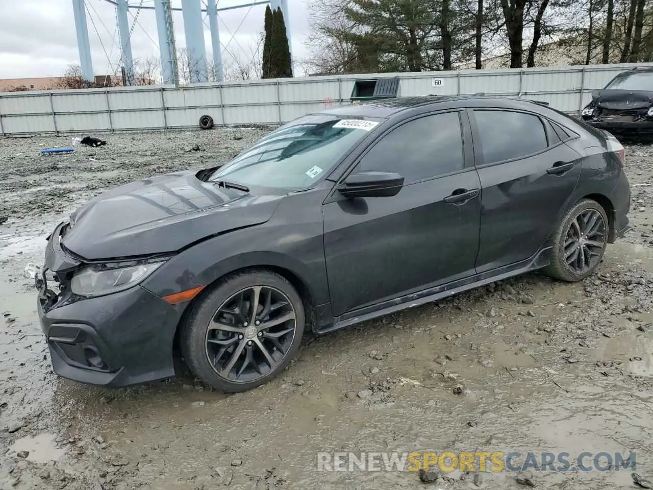 1 Photograph of a damaged car SHHFK7H42MU425763 HONDA CIVIC 2021