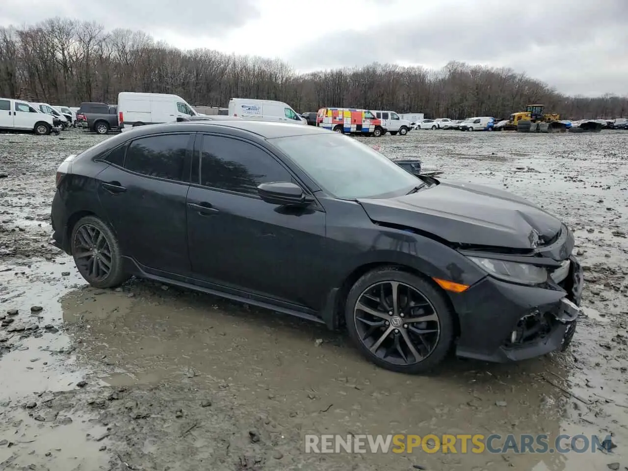 4 Photograph of a damaged car SHHFK7H42MU425763 HONDA CIVIC 2021