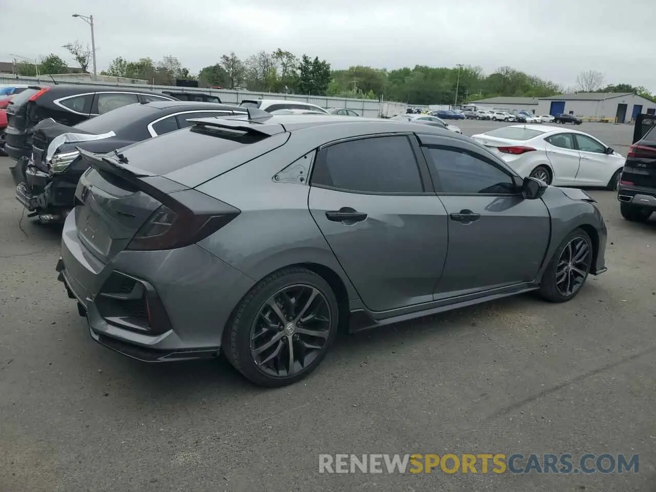 3 Photograph of a damaged car SHHFK7H42MU425858 HONDA CIVIC 2021