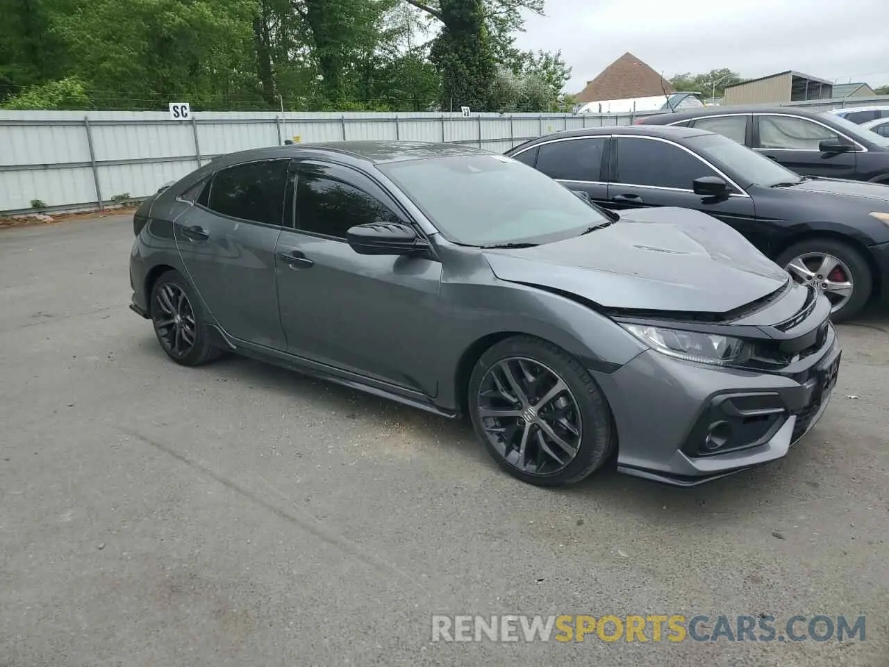 4 Photograph of a damaged car SHHFK7H42MU425858 HONDA CIVIC 2021