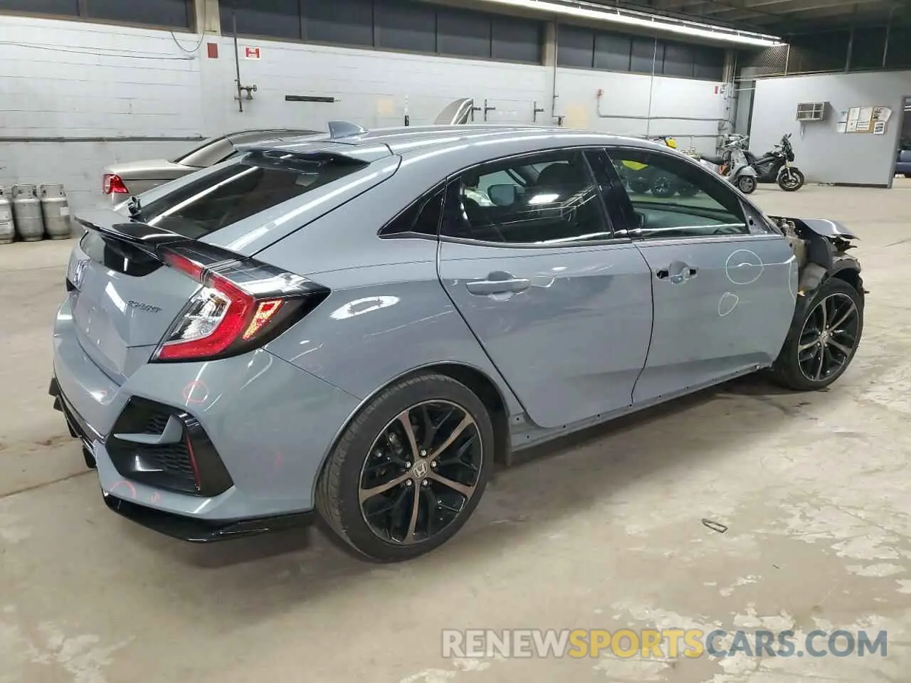 3 Photograph of a damaged car SHHFK7H43MU202311 HONDA CIVIC 2021