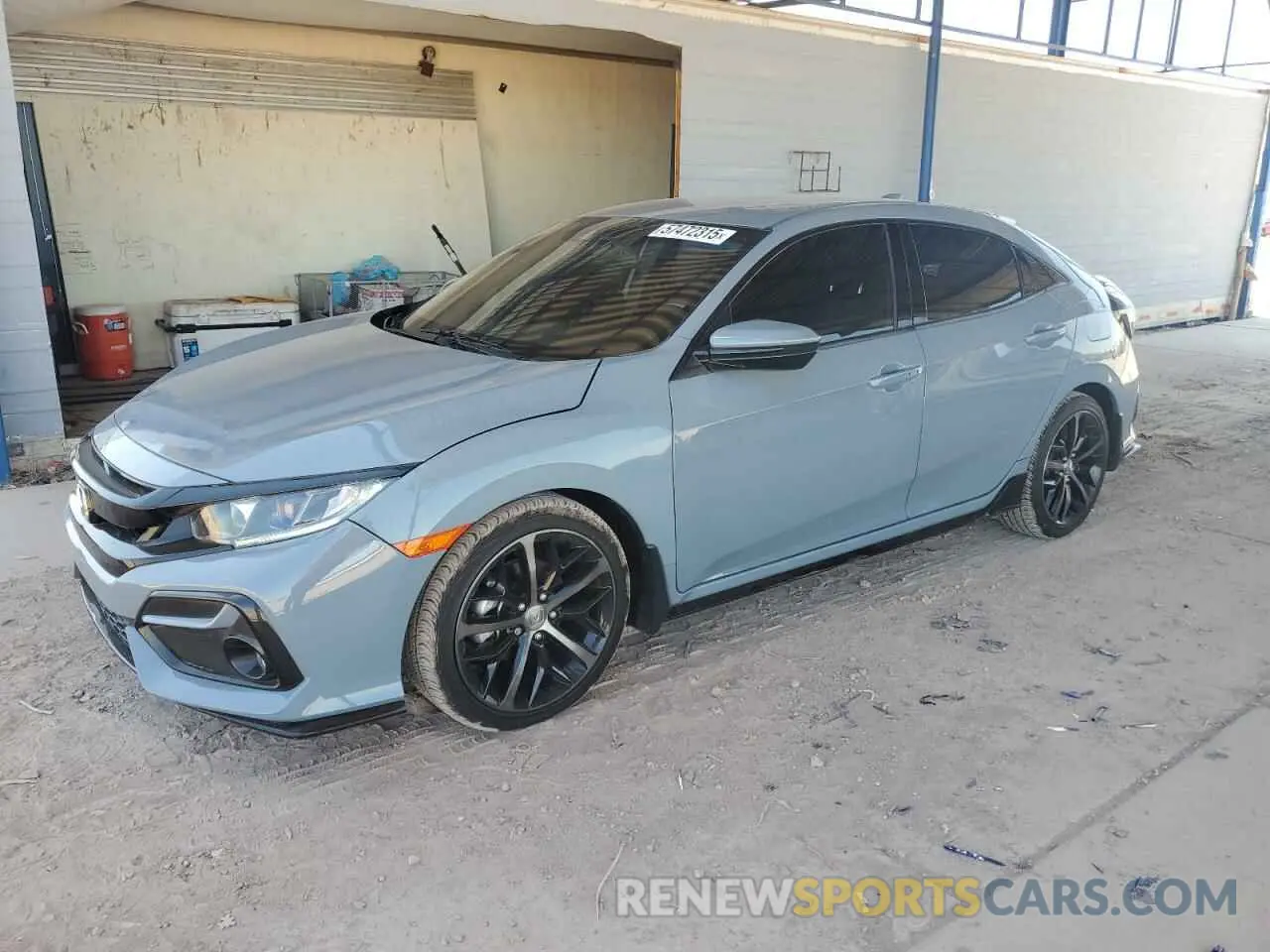 1 Photograph of a damaged car SHHFK7H43MU225524 HONDA CIVIC 2021