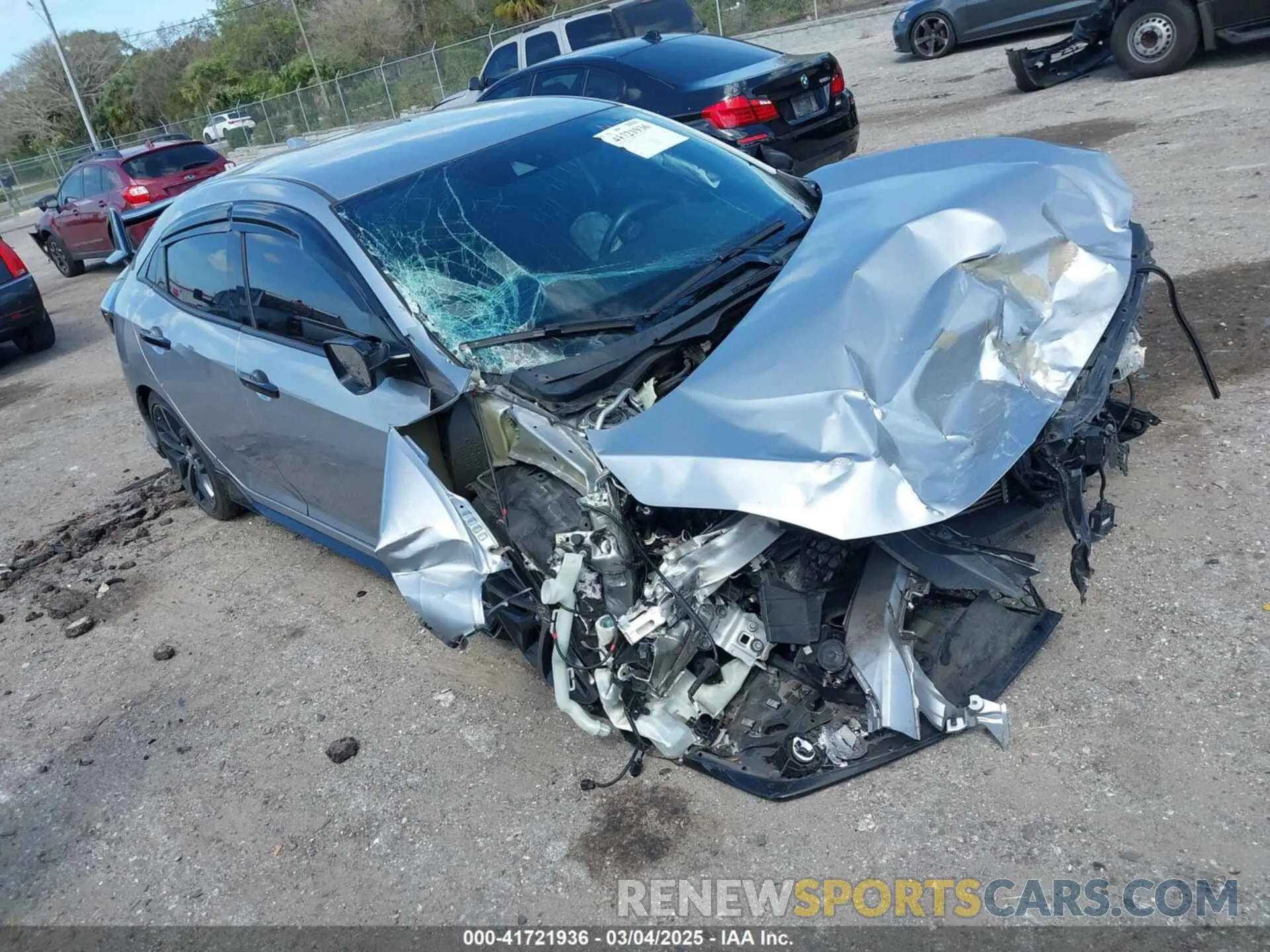 1 Photograph of a damaged car SHHFK7H43MU225961 HONDA CIVIC 2021