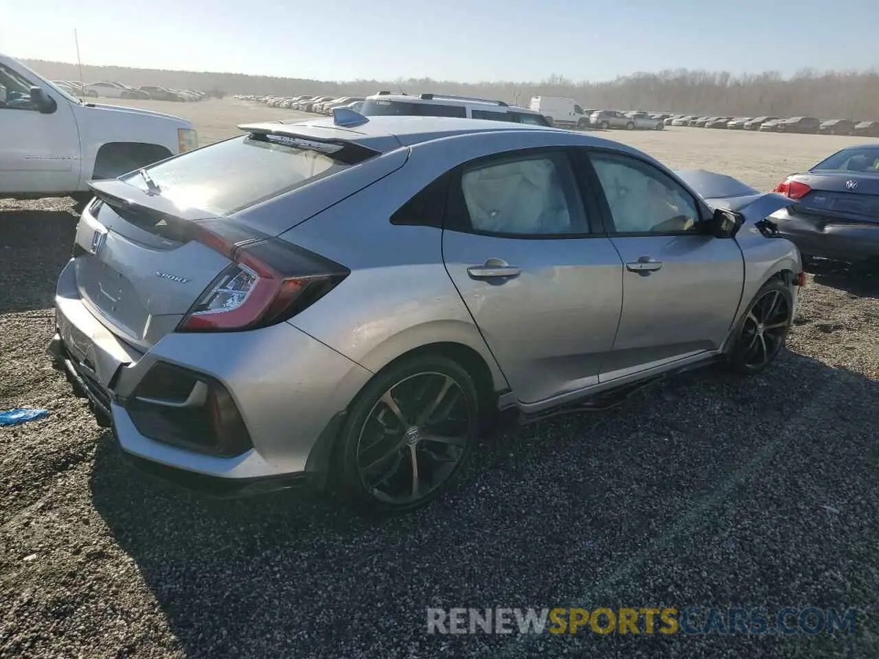 3 Photograph of a damaged car SHHFK7H43MU231503 HONDA CIVIC 2021