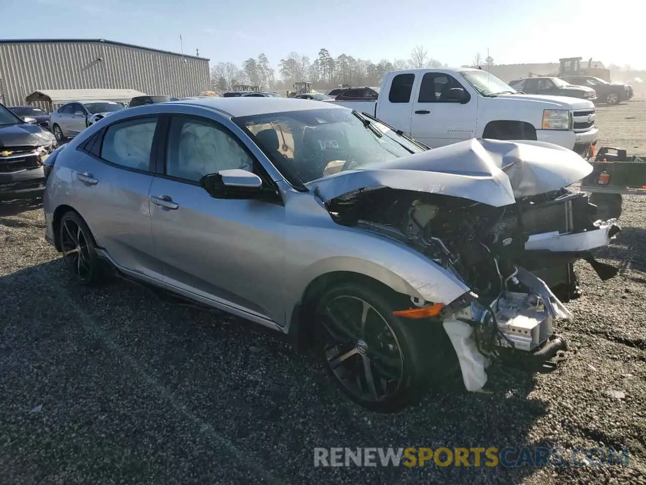 4 Photograph of a damaged car SHHFK7H43MU231503 HONDA CIVIC 2021
