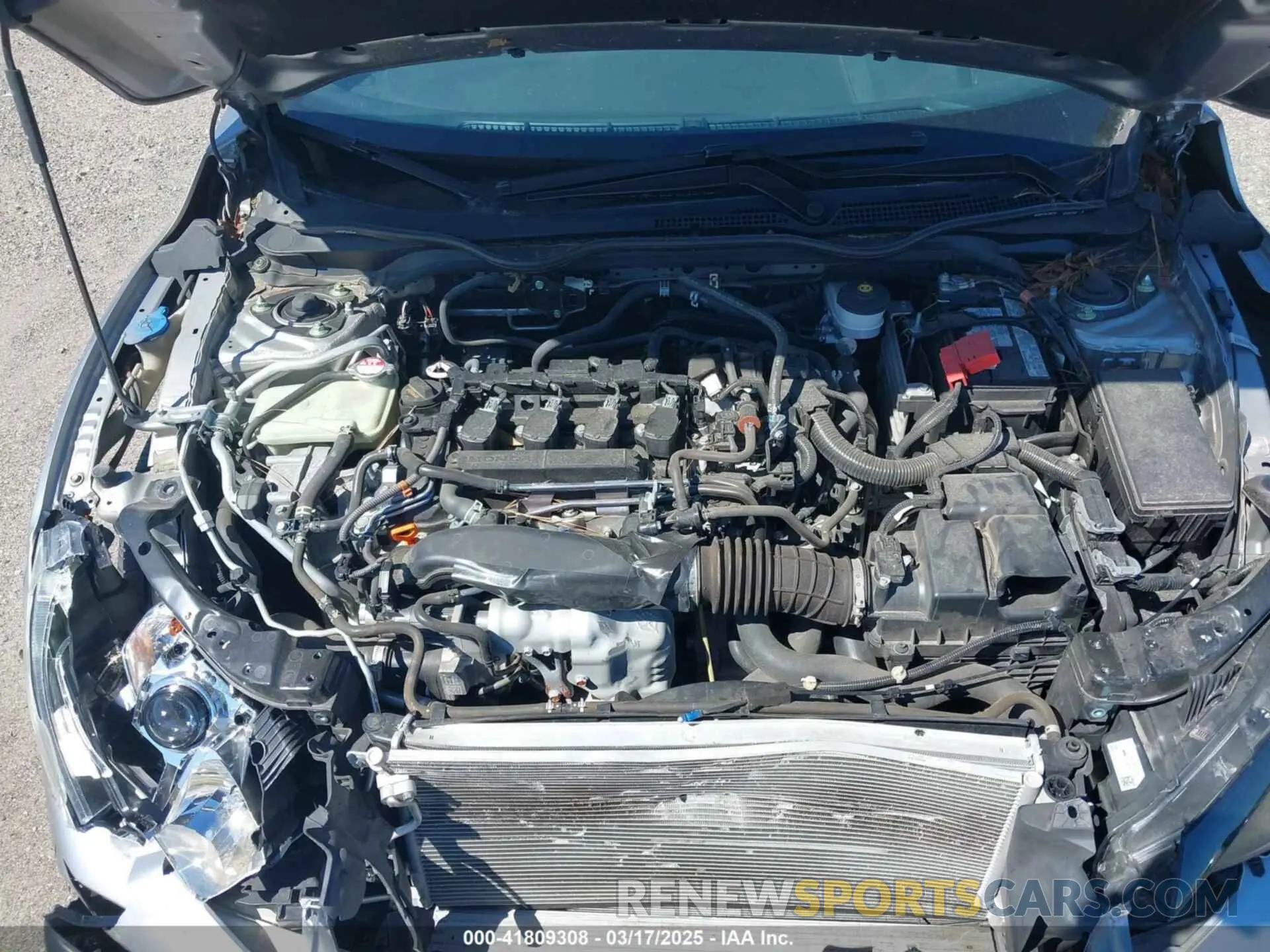 10 Photograph of a damaged car SHHFK7H43MU232389 HONDA CIVIC 2021