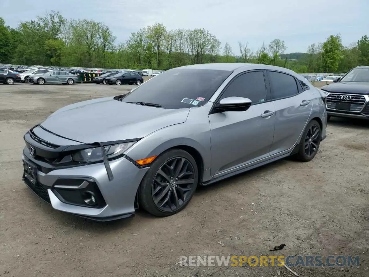 1 Photograph of a damaged car SHHFK7H43MU410253 HONDA CIVIC 2021