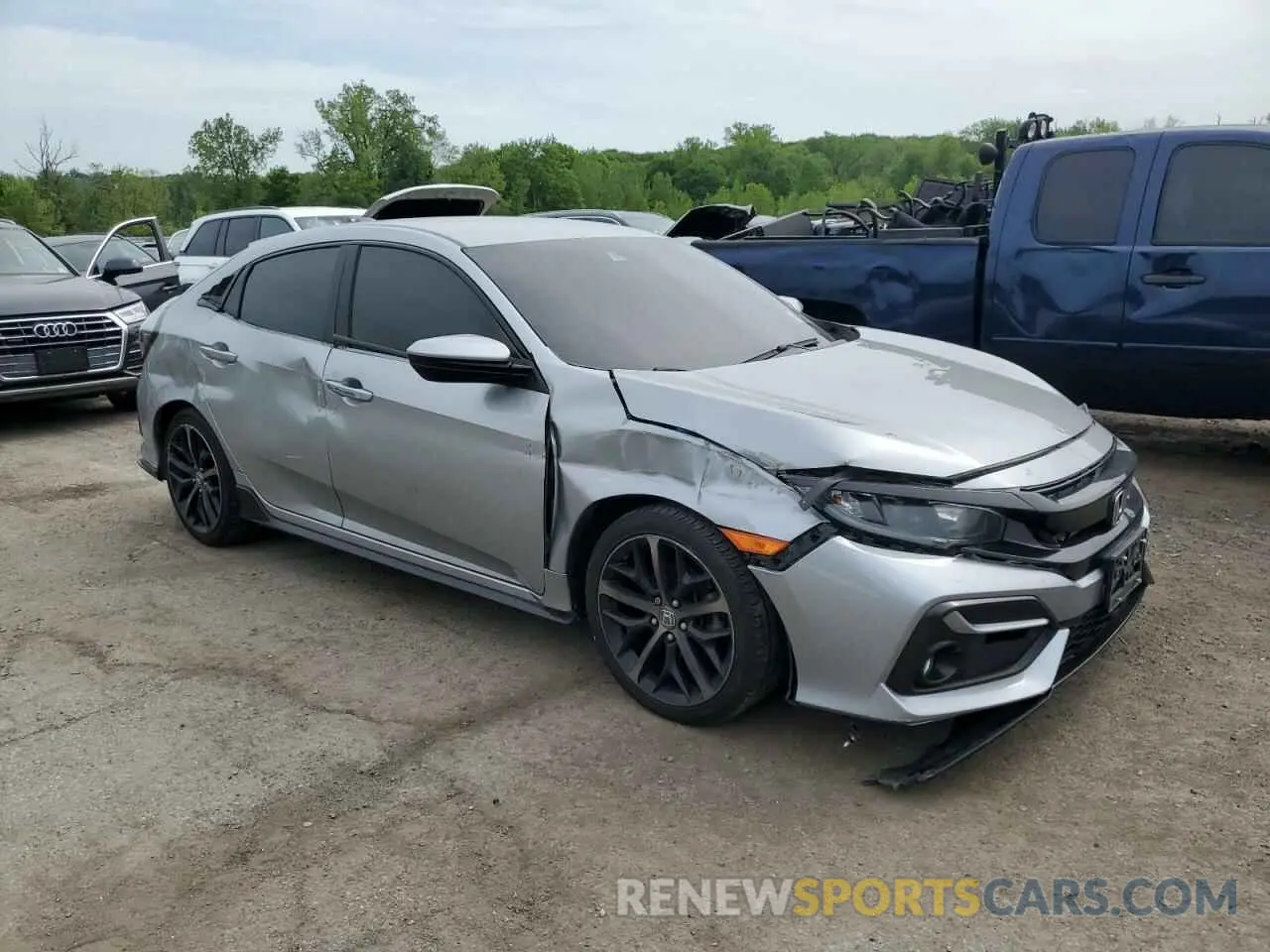 4 Photograph of a damaged car SHHFK7H43MU410253 HONDA CIVIC 2021