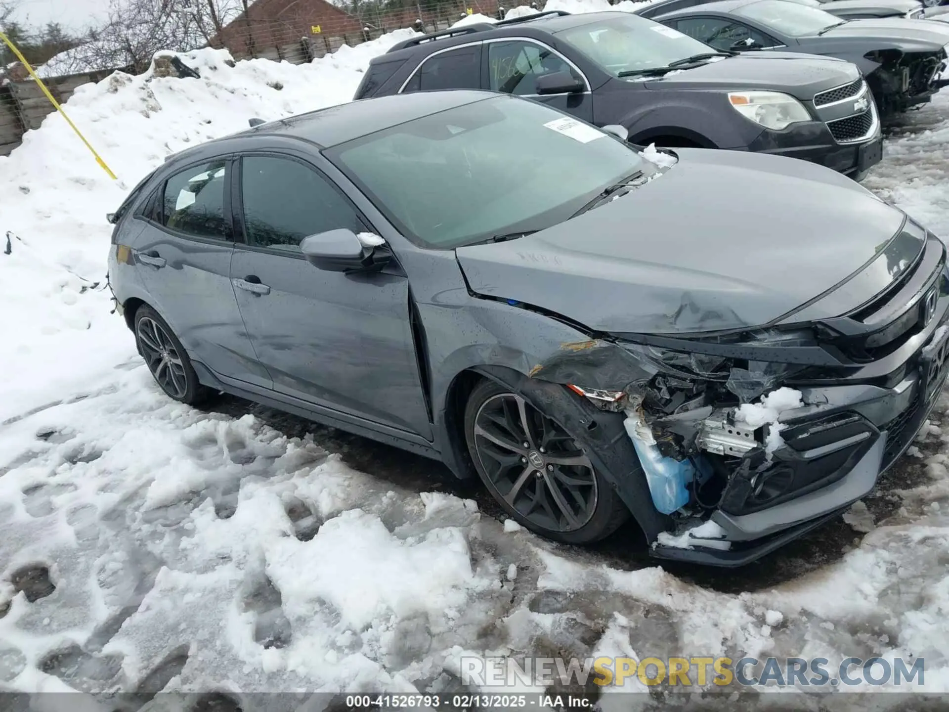 1 Photograph of a damaged car SHHFK7H43MU414206 HONDA CIVIC 2021