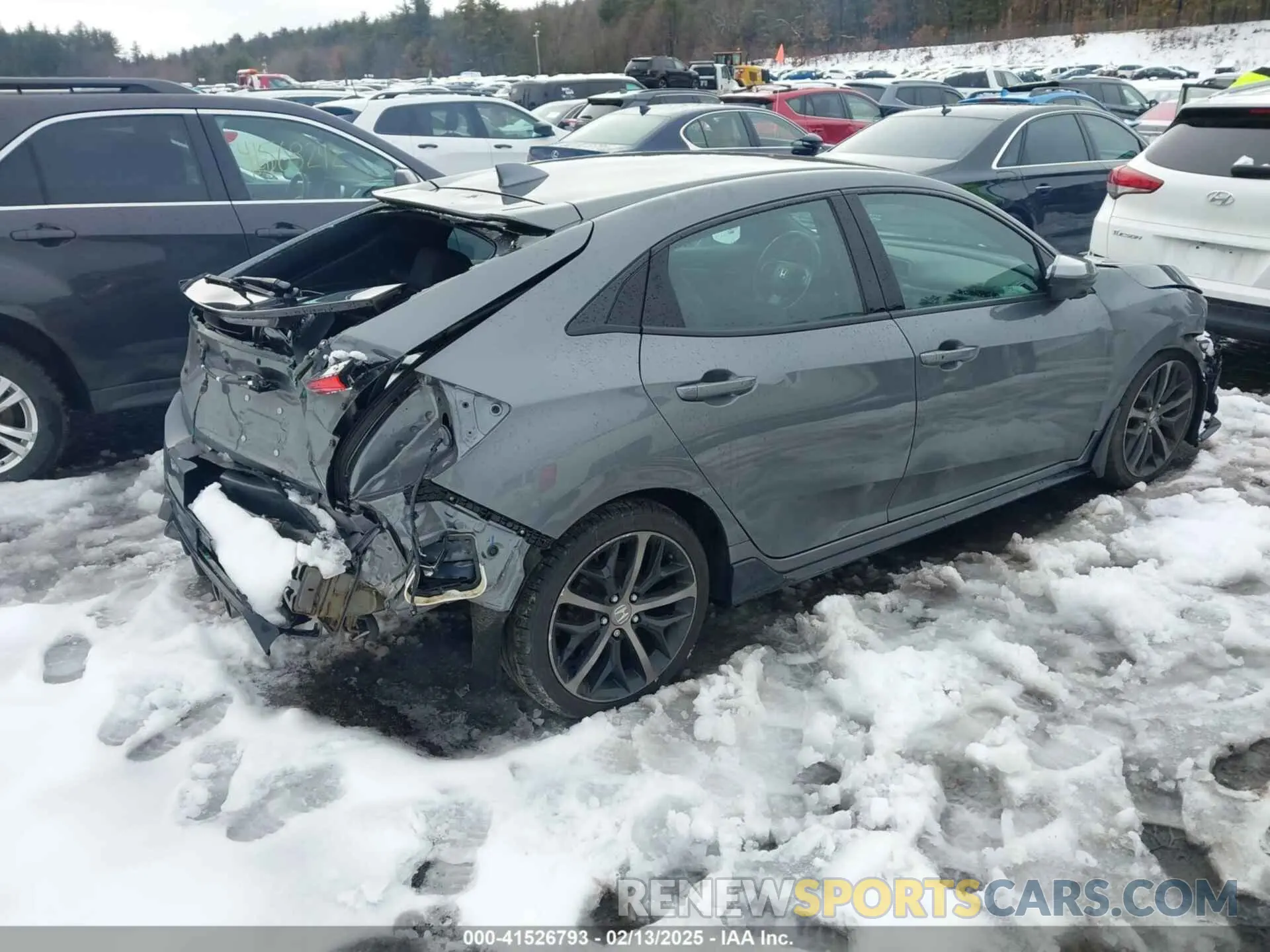 4 Photograph of a damaged car SHHFK7H43MU414206 HONDA CIVIC 2021