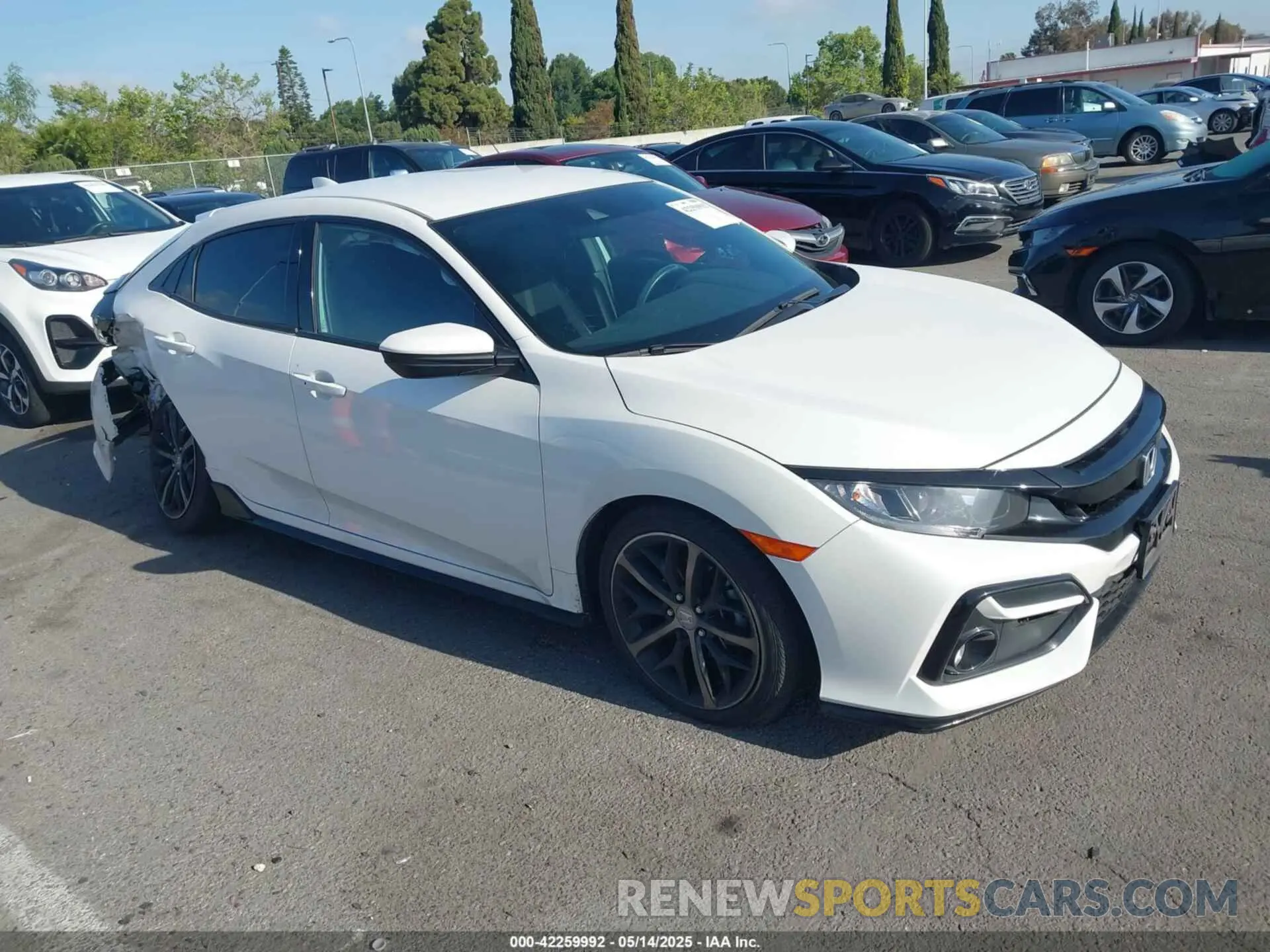 1 Photograph of a damaged car SHHFK7H43MU423035 HONDA CIVIC 2021