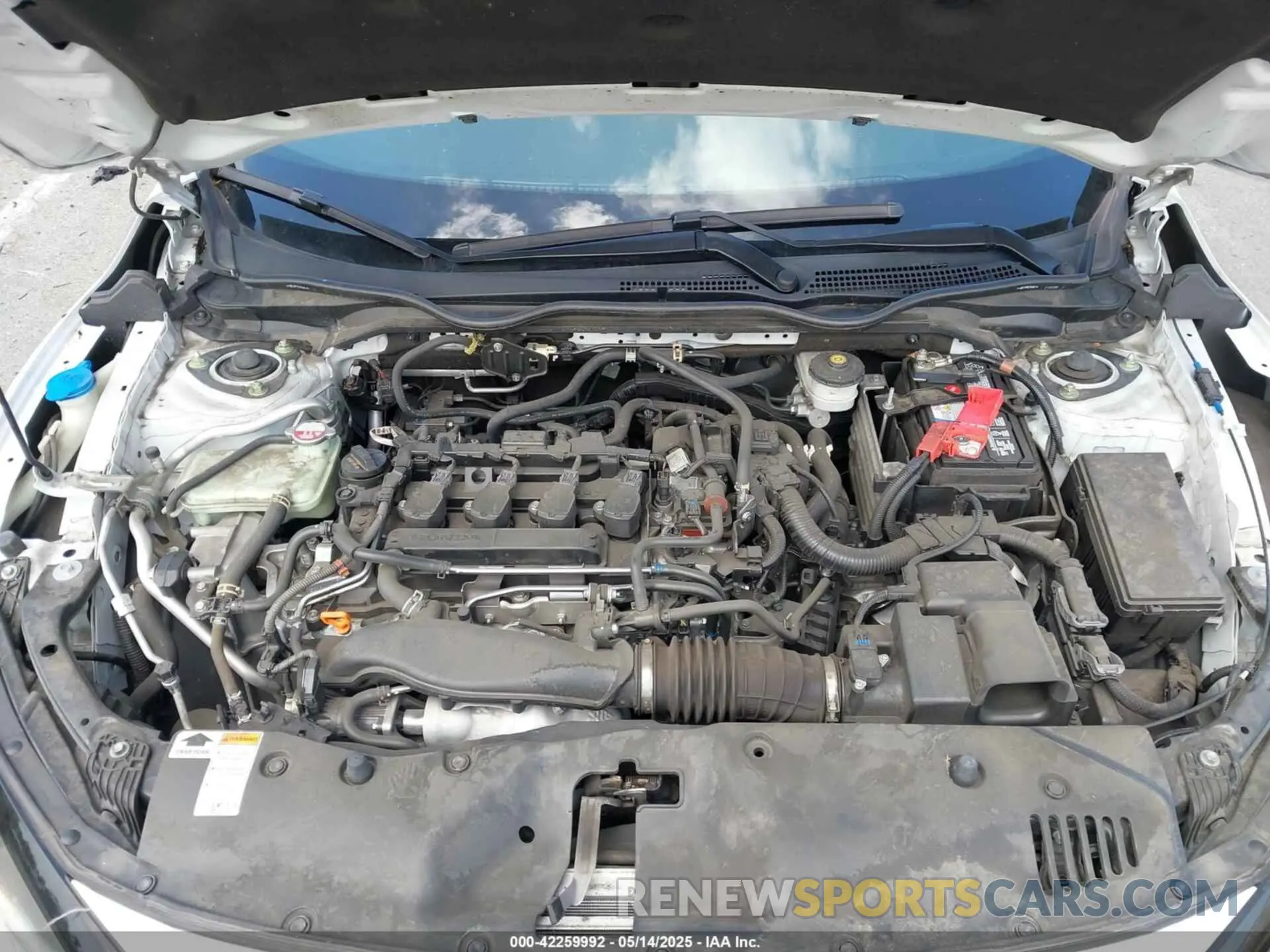 10 Photograph of a damaged car SHHFK7H43MU423035 HONDA CIVIC 2021