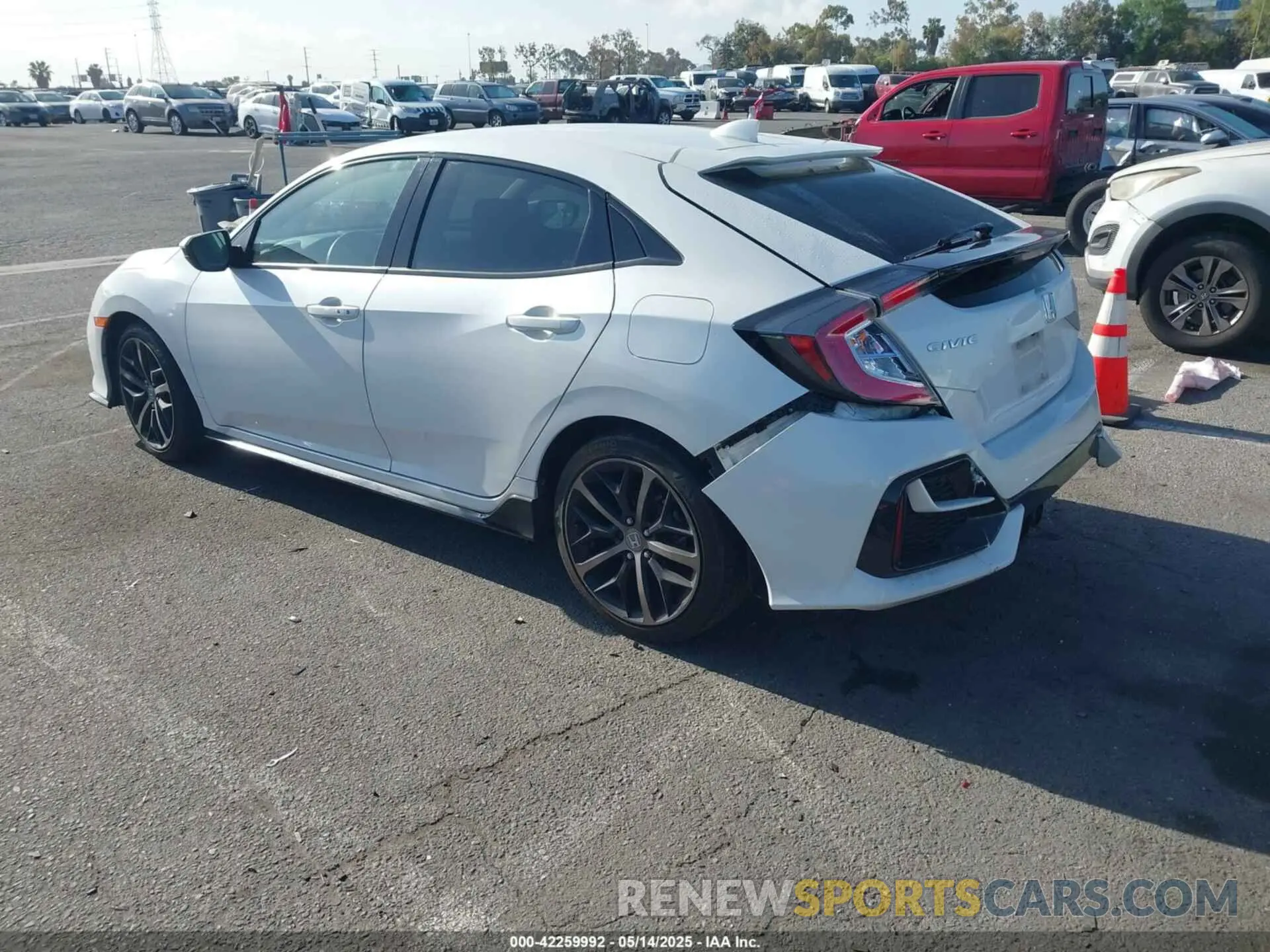 3 Photograph of a damaged car SHHFK7H43MU423035 HONDA CIVIC 2021