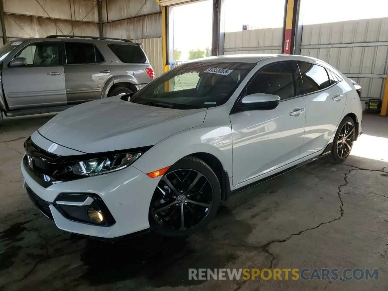 1 Photograph of a damaged car SHHFK7H44MU223300 HONDA CIVIC 2021
