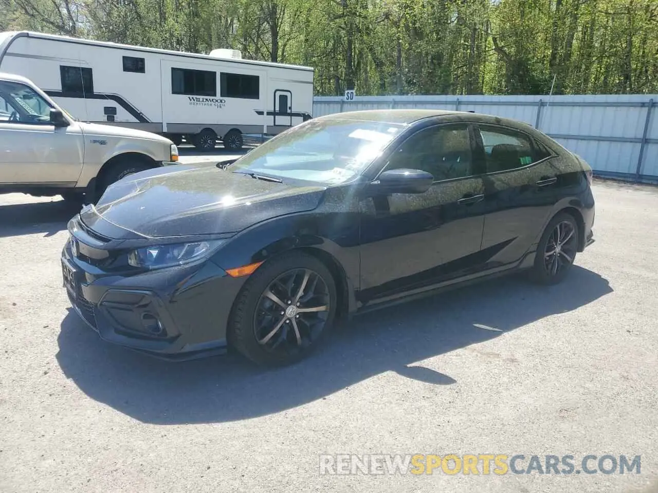 1 Photograph of a damaged car SHHFK7H44MU402050 HONDA CIVIC 2021