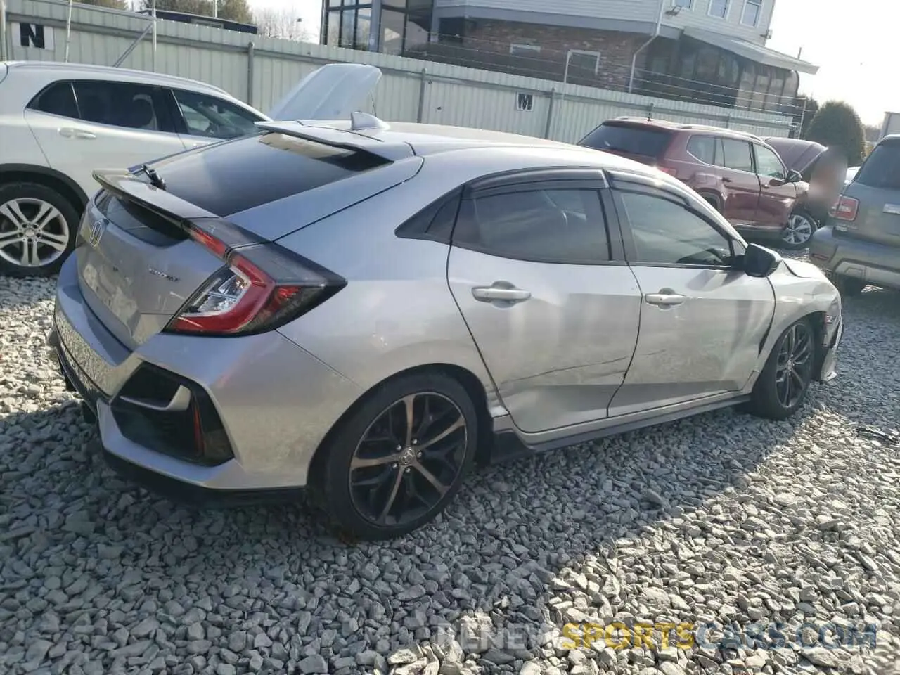 3 Photograph of a damaged car SHHFK7H44MU402243 HONDA CIVIC 2021