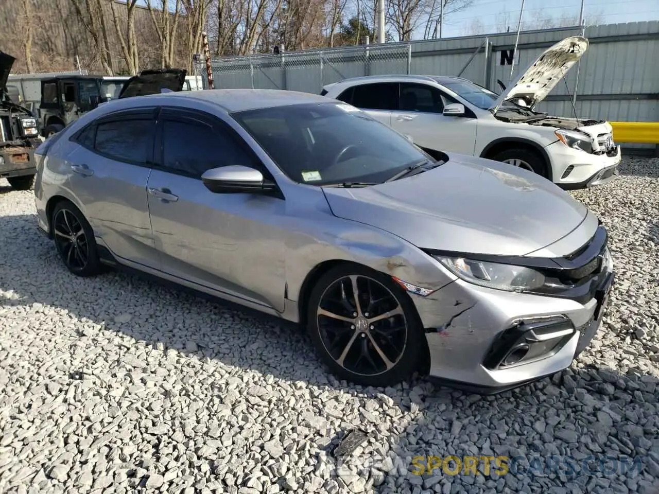 4 Photograph of a damaged car SHHFK7H44MU402243 HONDA CIVIC 2021