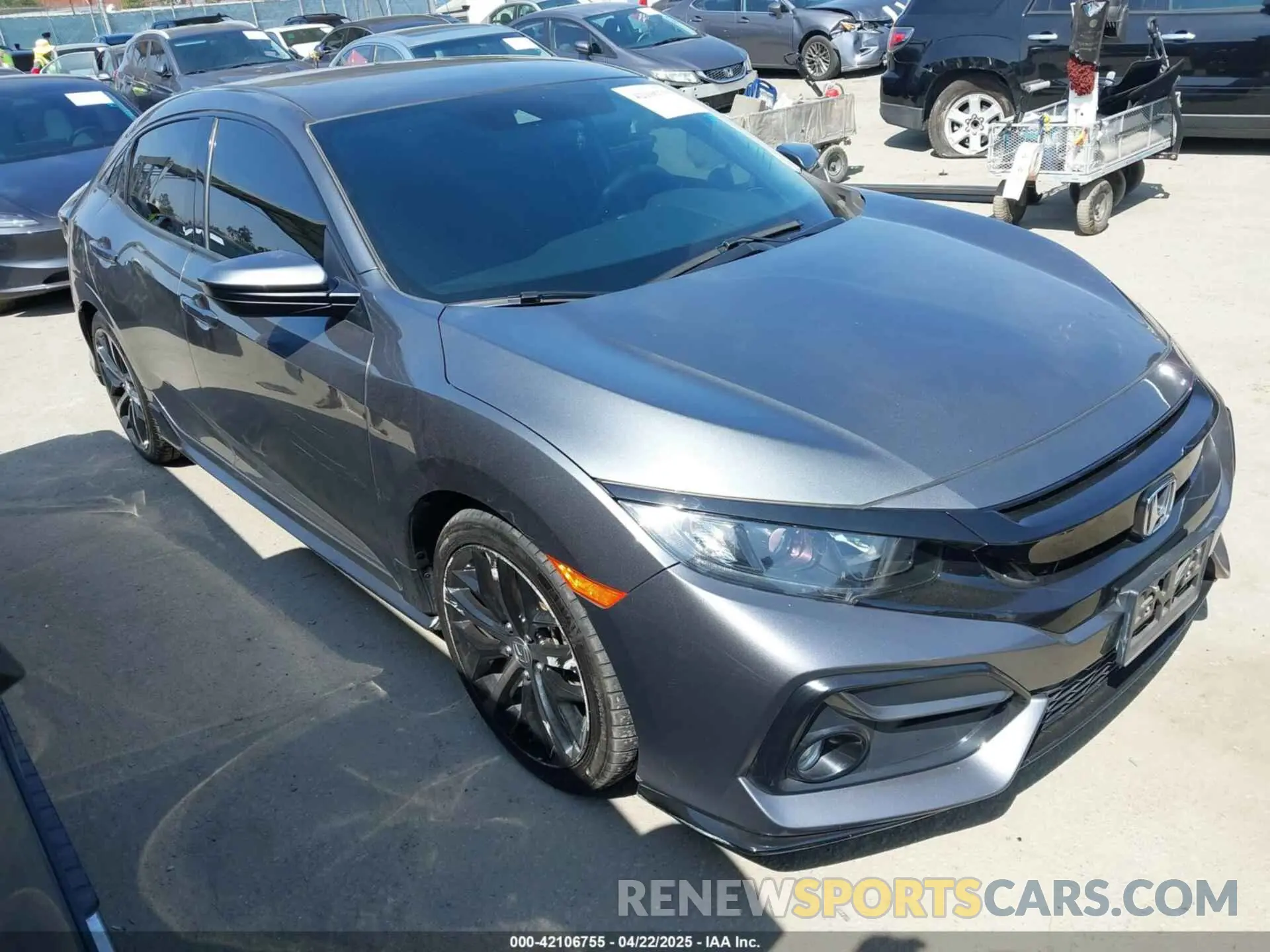 1 Photograph of a damaged car SHHFK7H44MU426168 HONDA CIVIC 2021