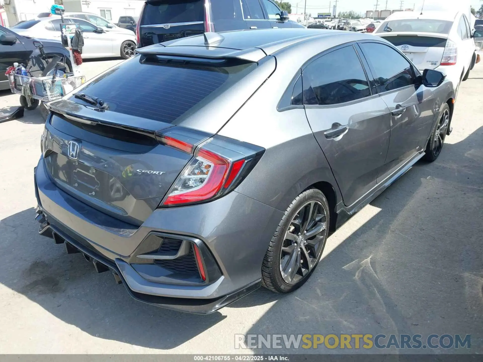 4 Photograph of a damaged car SHHFK7H44MU426168 HONDA CIVIC 2021