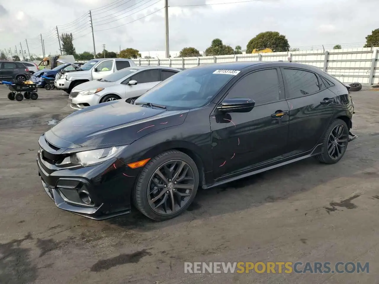 1 Photograph of a damaged car SHHFK7H45MU209583 HONDA CIVIC 2021