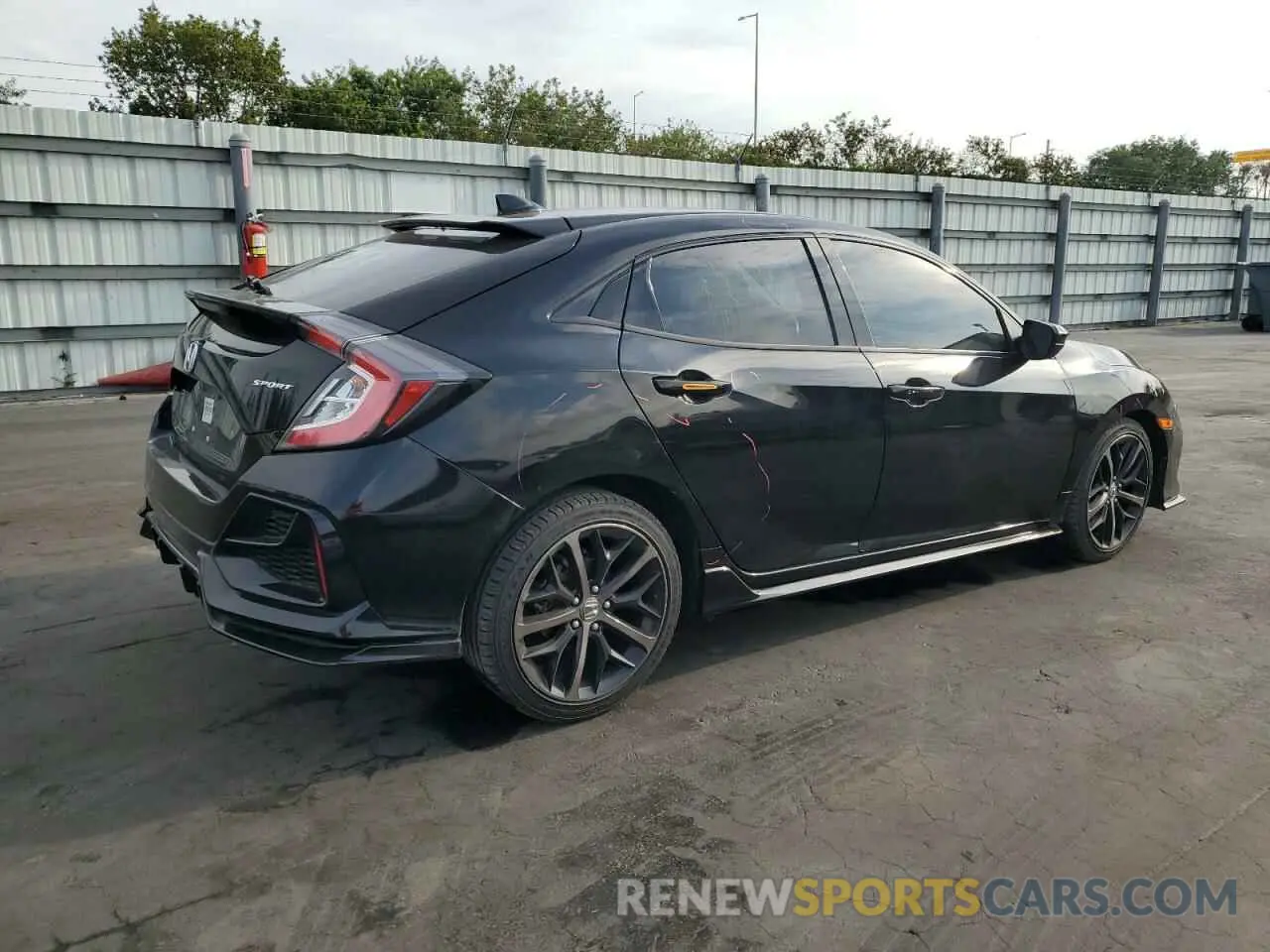 3 Photograph of a damaged car SHHFK7H45MU209583 HONDA CIVIC 2021