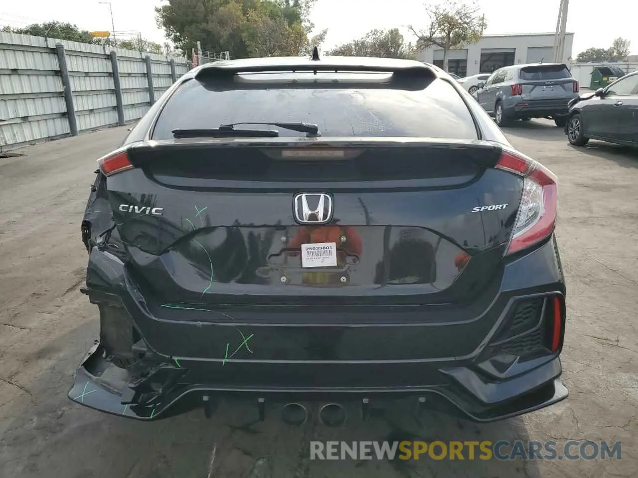 6 Photograph of a damaged car SHHFK7H45MU209583 HONDA CIVIC 2021
