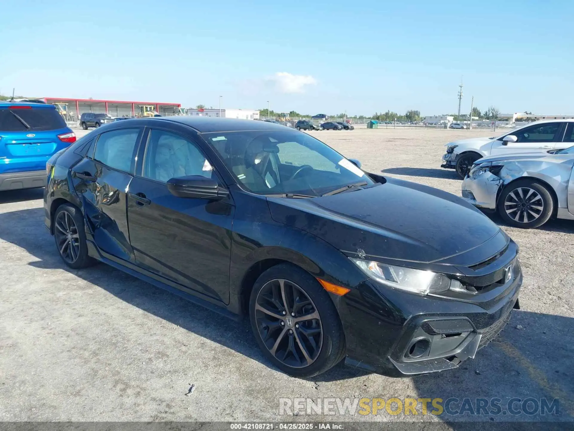 1 Photograph of a damaged car SHHFK7H45MU212810 HONDA CIVIC 2021