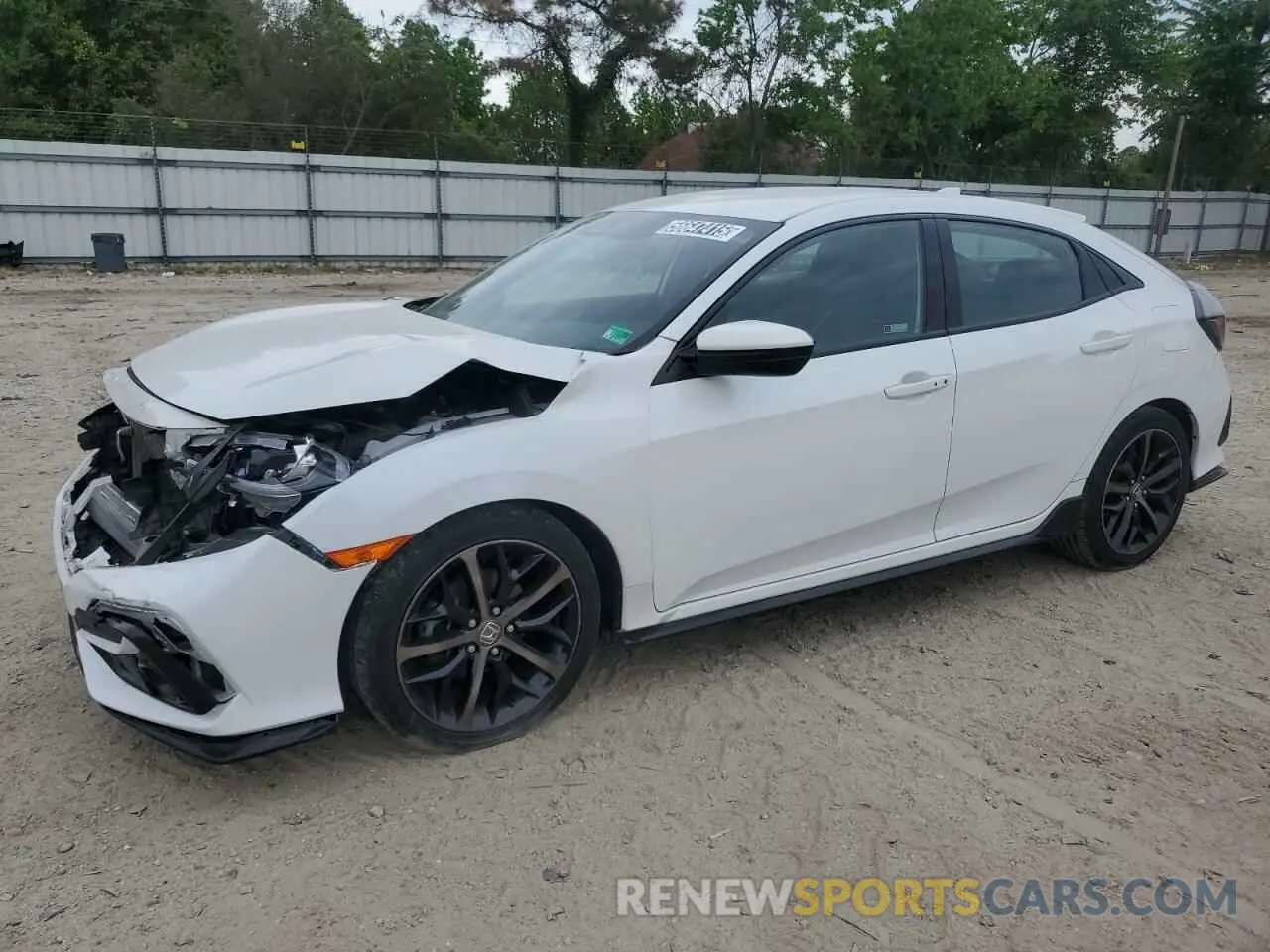 1 Photograph of a damaged car SHHFK7H45MU215738 HONDA CIVIC 2021