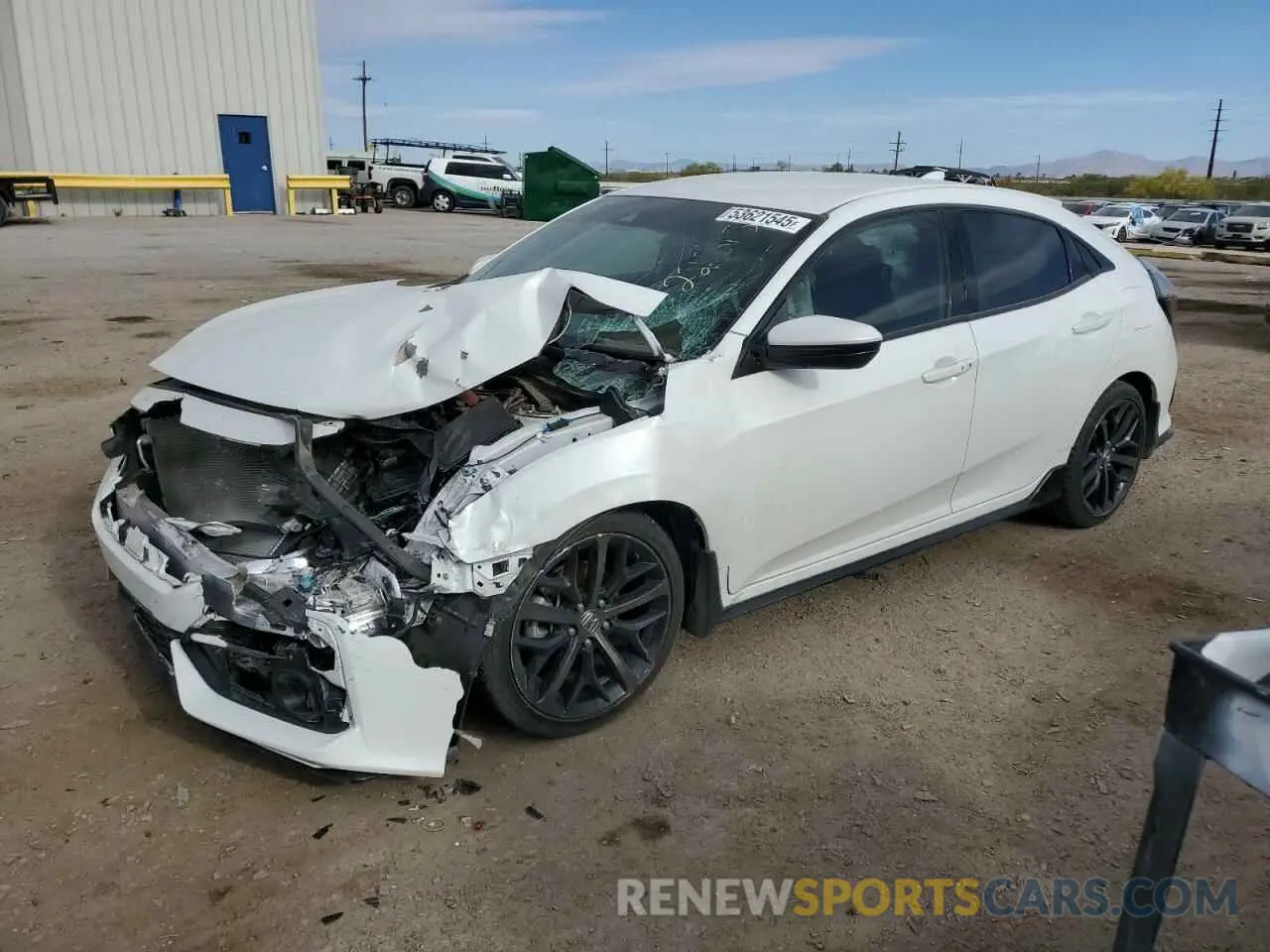 1 Photograph of a damaged car SHHFK7H45MU223130 HONDA CIVIC 2021