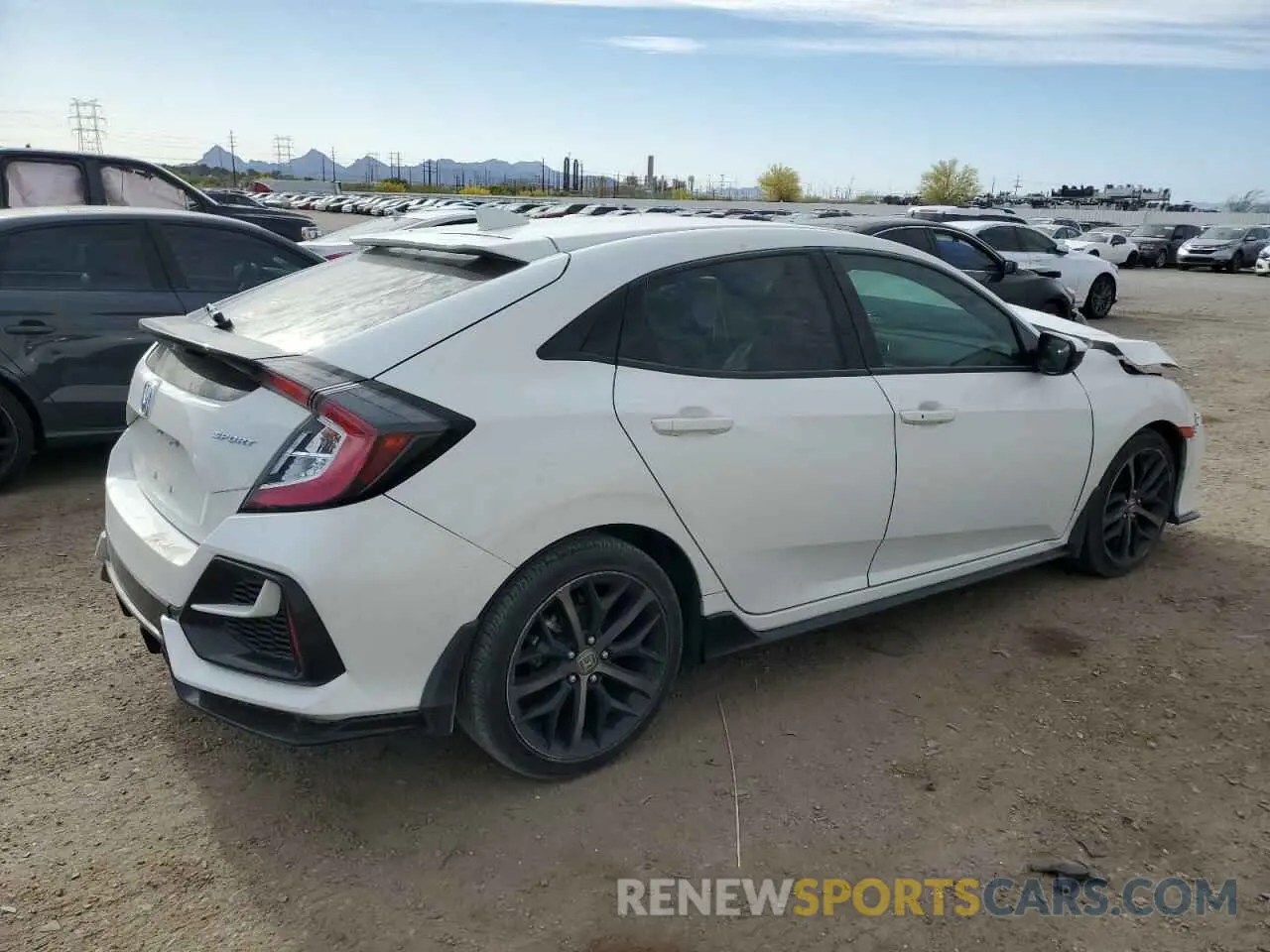 3 Photograph of a damaged car SHHFK7H45MU223130 HONDA CIVIC 2021
