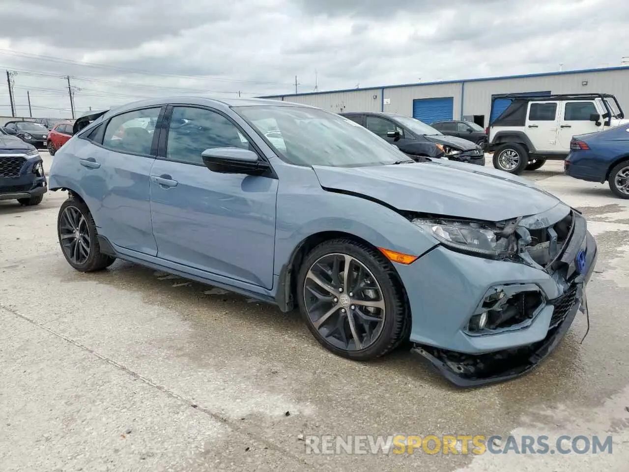 4 Photograph of a damaged car SHHFK7H45MU231339 HONDA CIVIC 2021