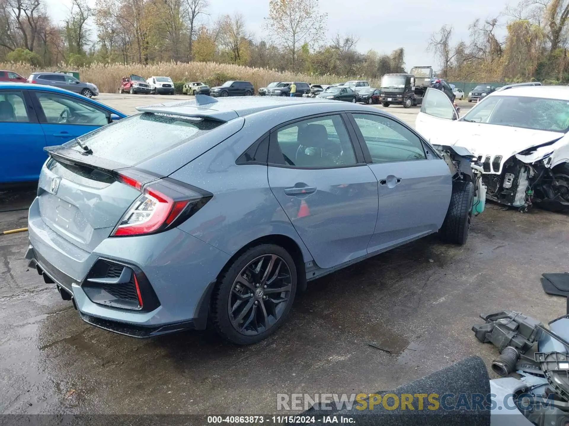 4 Photograph of a damaged car SHHFK7H45MU402560 HONDA CIVIC 2021