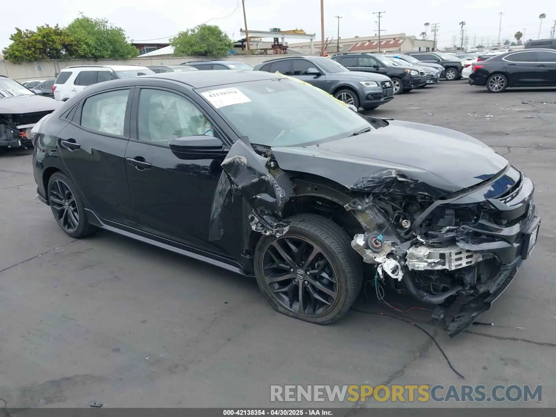1 Photograph of a damaged car SHHFK7H45MU408813 HONDA CIVIC 2021